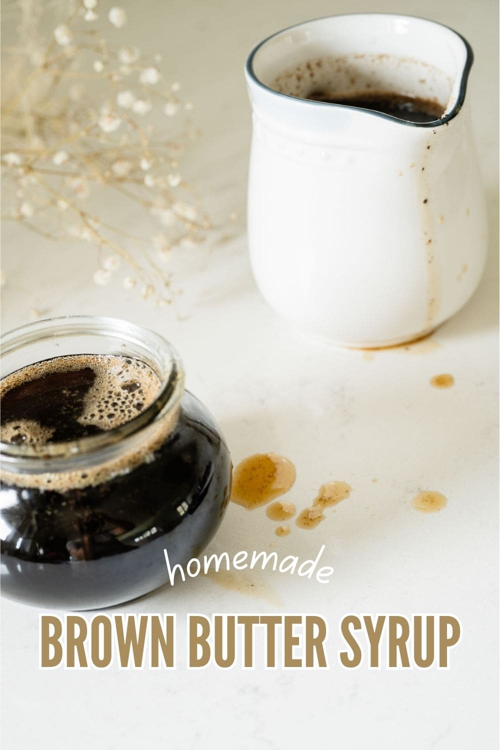 Brown Butter Syrup for Coffee - Plain & Simple Home