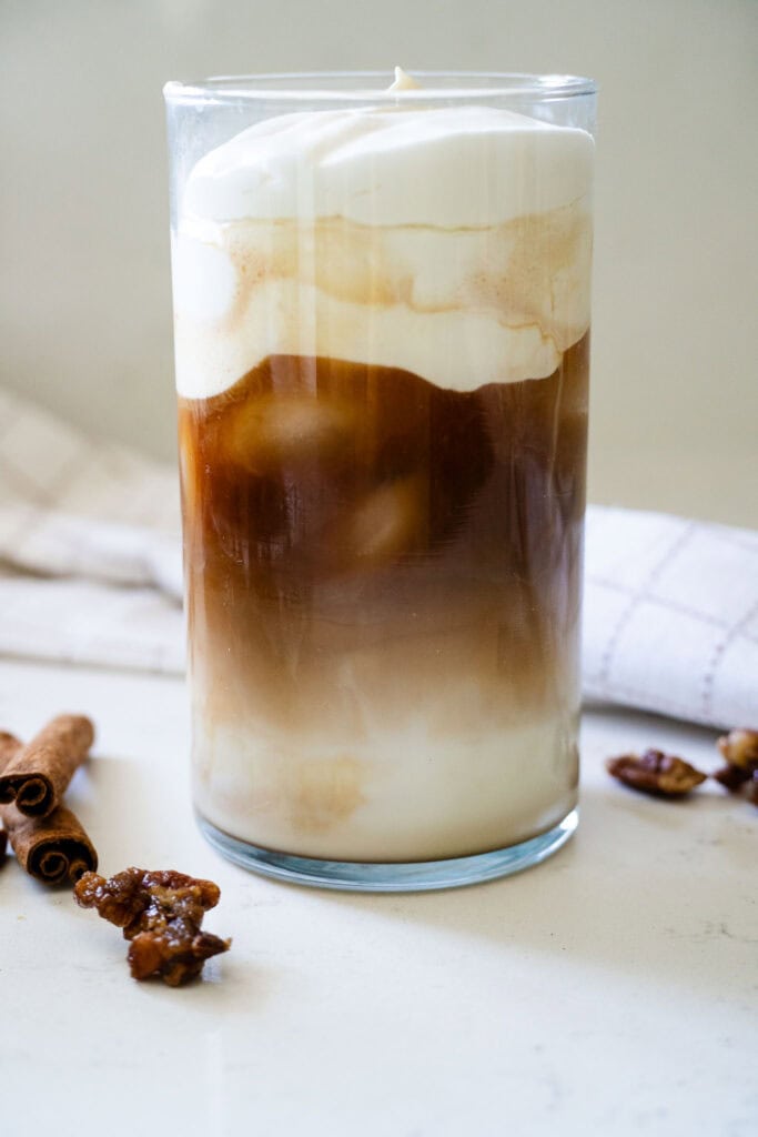 iced latte with cold foam