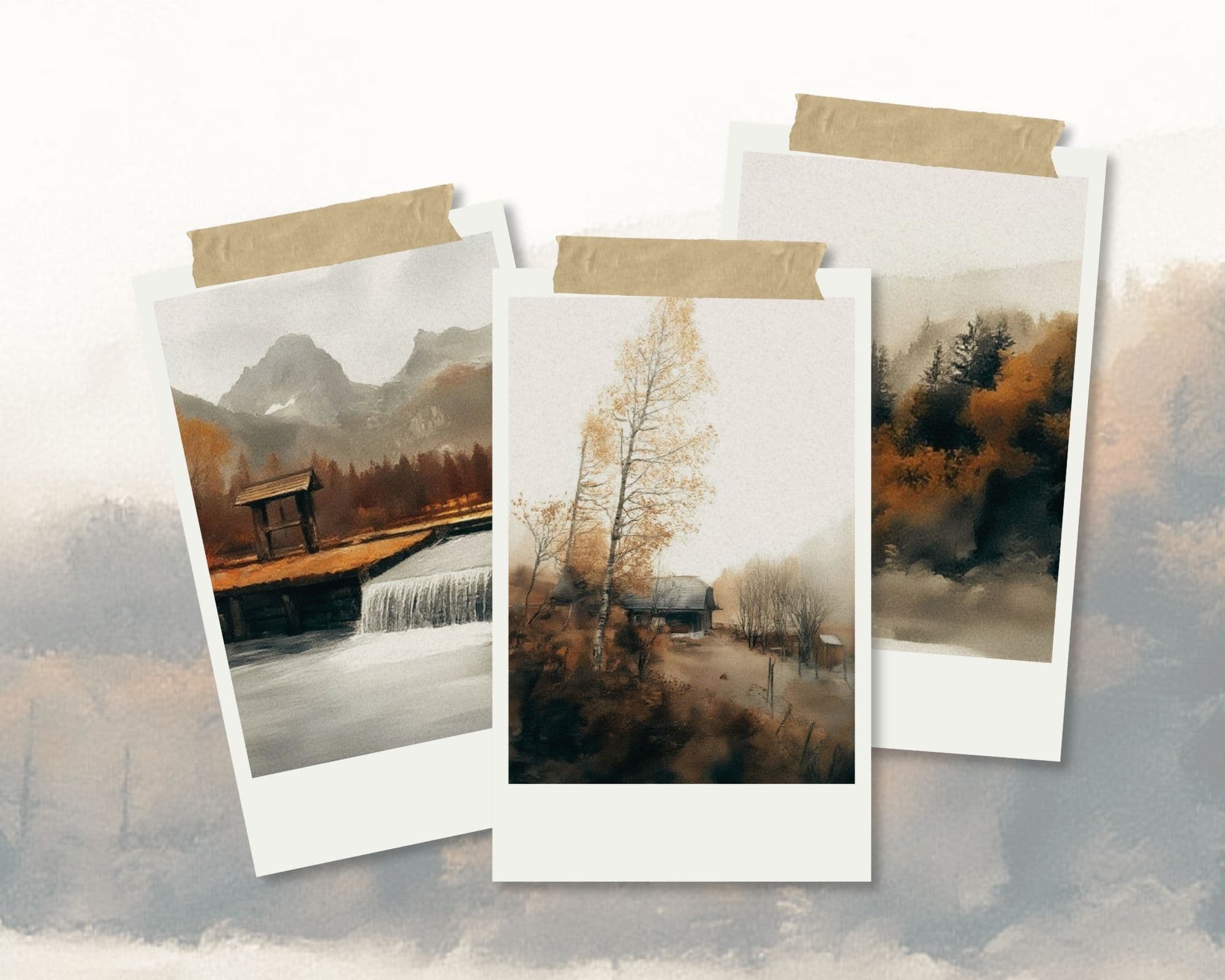 Harvest Hues Art Collection