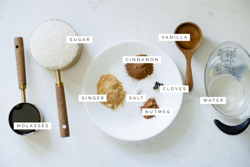 ingredients laid our on a countertop