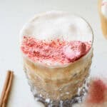 strawberry iced latte